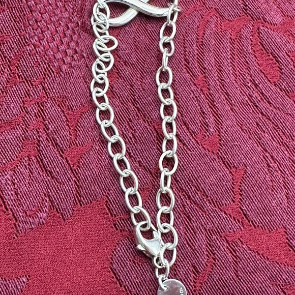 Tiffany & Co. Sterling Silver Infinity Bracelet. - Picture 13 of 15